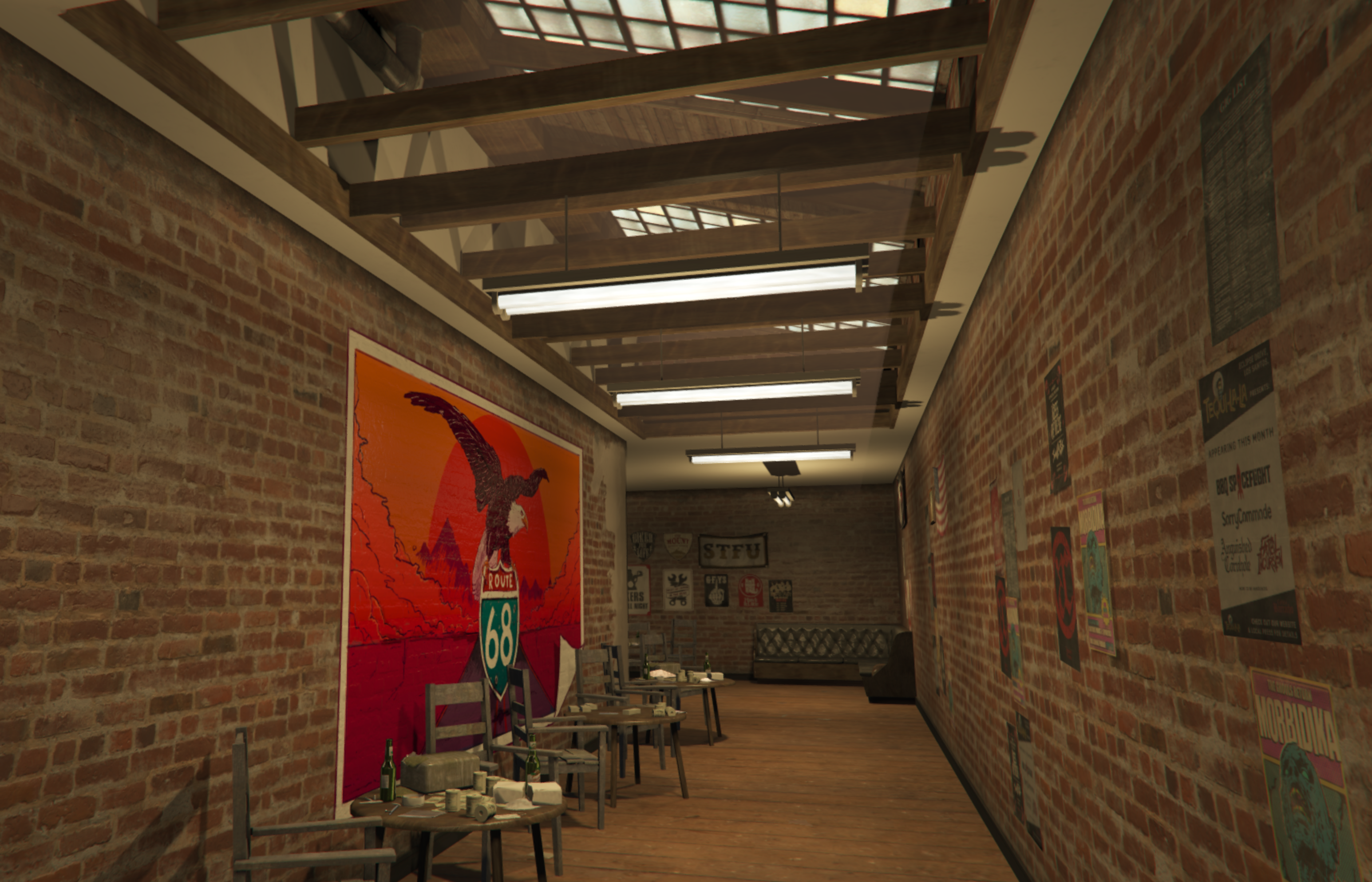 MC clubhouse interior